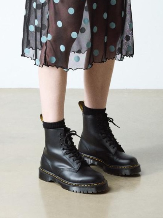 Dr. Martens Shoes - Dr. Martens 1460 BEX Smooth Leather Lace Up Boots